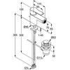 Kludi ZENTA SL 485303965 смес. для биде; черный мат