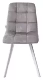 фото 3 Стул CHILLI SQUARE PK6015-03 (VBP203) античный cеребристо-серый, велюр/ белый каркас М-City на profcook.ru