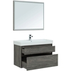 Aquanet 242582 Тумба Nova Lite 100 2 ящ. цв. дуб рошелье (242582)