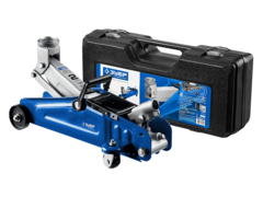 ЗУБР Т-30-K, 2 т, 135 - 330 мм, подкатной гидравлический домкрат в кейсе, Профессионал (43053-2-K)