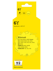 IC-CBCI-6Y Картридж T2 для Canon S800/900/i865/950D/PIXMA iP4000/5000/MP750/780, желтый