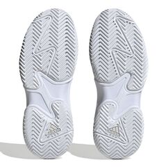 Женские теннисные кроссовки Adidas Barricade W - footwear white/silver metallic/grey one