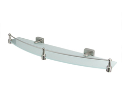 WasserKRAFT Rhin K-8744 Полка стеклянная с бортиком фото