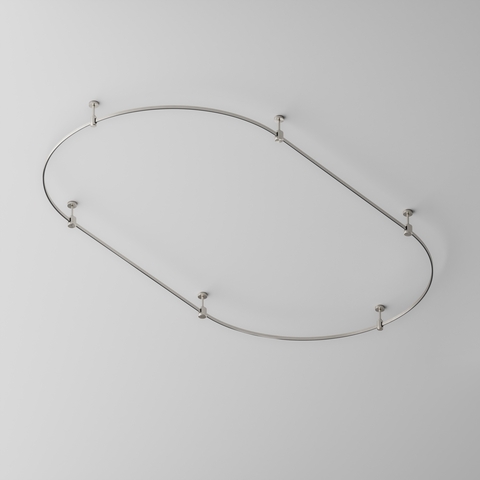 Шинопровод магнитный круглый из полукругов Maytoni FLARITY TRX154-2SR-D1200-PT, D1200