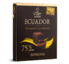 Шоколад Ecuador O'Zera, 75% какао, 90 г