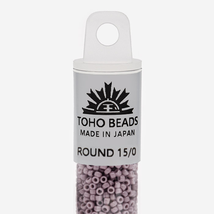 Японский бисер TOHO Round 15/0 (№52), непрозрачный глянцевый