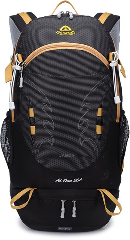 Картинка рюкзак туристический Ai One 1869B Midnight black - 4