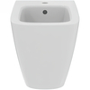 Ideal Standard T459501 Ideal Standard i.life S Напольное пристенное биде, с отверстием под смеситель, с отверстием перелива, с крепежом TT0257919. Короткая проекция