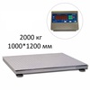Весы платформенные СКЕЙЛ СКП 2000-1012, 2000кг, 1000гр, 1000х1200, RS-232, стойка (опция), с поверкой, выносной дисплей