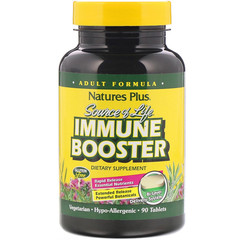 Nature's Plus, Source of Life, усилитель иммунитета, 90 таблеток