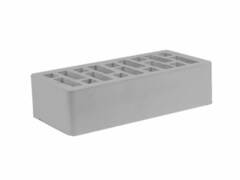 Кирпич лицевой Серый, Гладкий, 1NF 250х120х65 мм