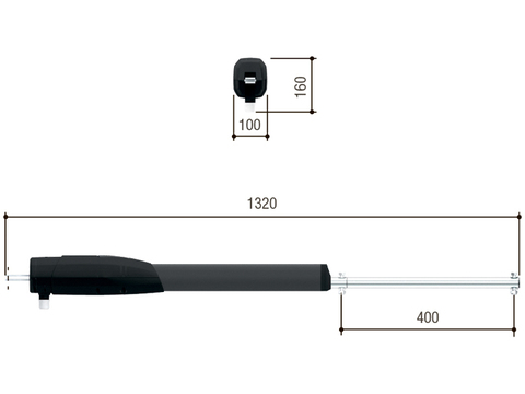 801MP-0070 ATS30DGS - Привод 24 В линейный, самоблокирующийся.