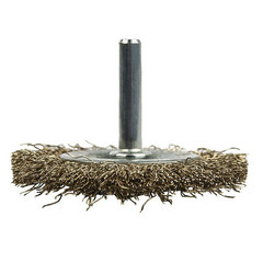 Кордщетка для дрели радиальная мягкая ПРАКТИКА  63 мм, хвост 6 мм (032-546)