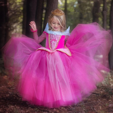 Спящая красавица платье принцесса Аврора розовое