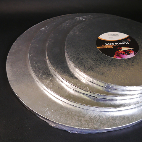 Поднос для торта D 35 см толщина 11 мм, Серебро