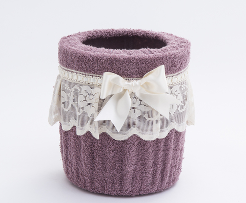 Ведро для мусора в ванную 20 Old Florence Buratto розовое