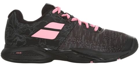 Женские теннисные кроссовки Babolat Propulse Blast All Court Women - black/geranium pink