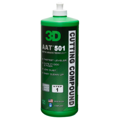 3D Полировальная паста с микро-абразивами AAT 501 Cutting Compound 0,95л