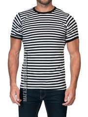 Купить Футболка-тельняшка с окантовкой (черная полоса) в Магазине тельняшек