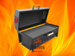 Крышка-гриль с чугунной решеткой для мангала Редлайнер