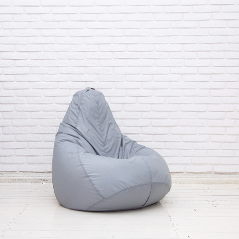 Груша М плащёвка, несъёмный чехол (светло-серая)