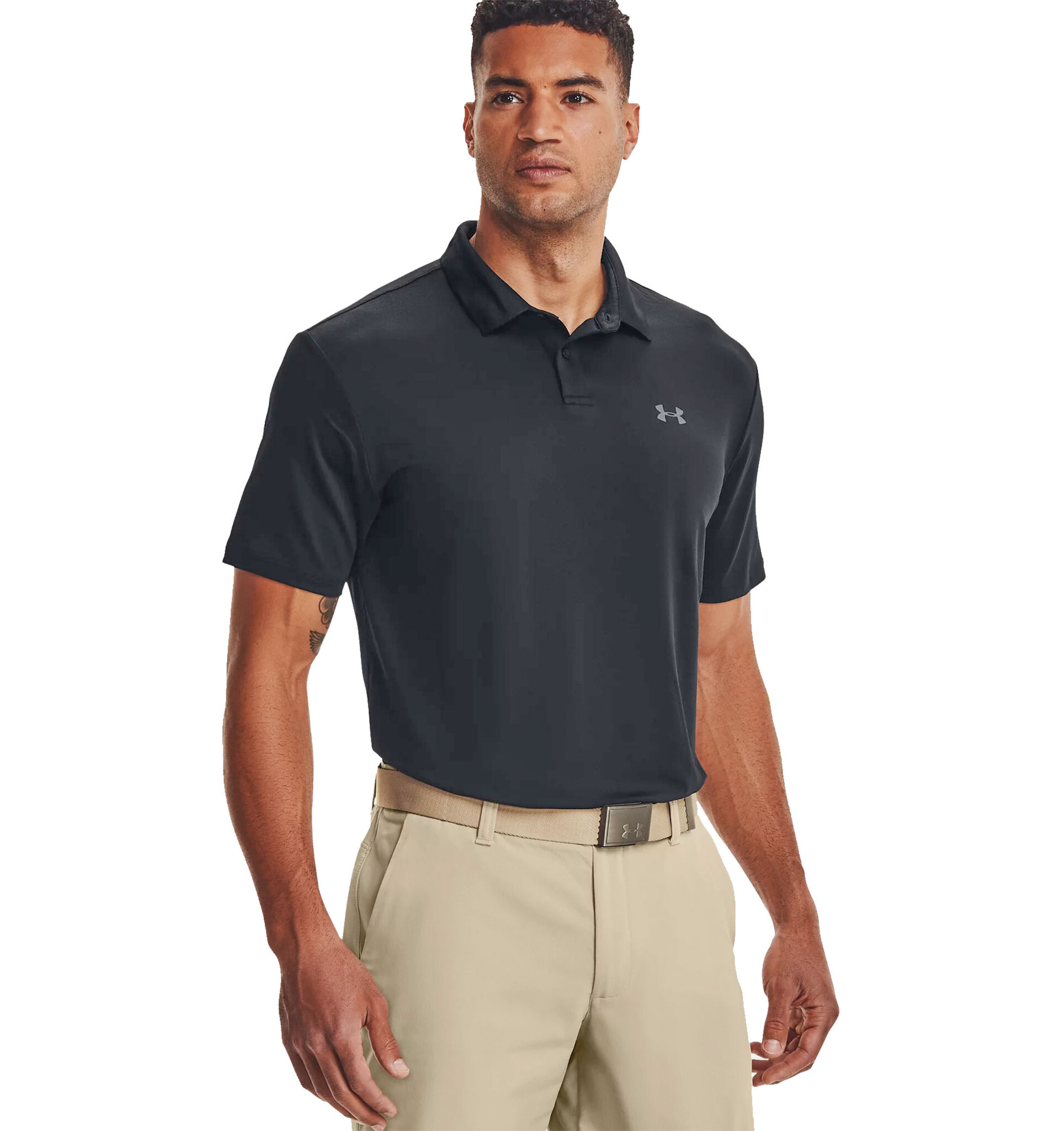 Under Armour Mens Performance Polo Shirt 2.0 Schwarz