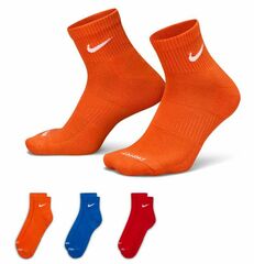 Теннисные носки Nike Everyday Plus Cushioned Training Ankle Socks 3P - multicolor