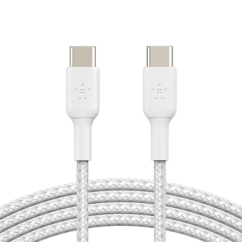 Кабель Belkin BoostCharge USB-C to USB-C Braided Cable 1м, White