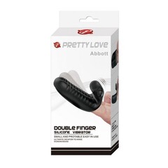 Насадка на палец с вибропулей Abbot black