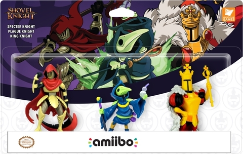Фигурка Amiibo: Shovel Knight. Treasure Trove (3-Pack) (с автографом Сергея Горошко)