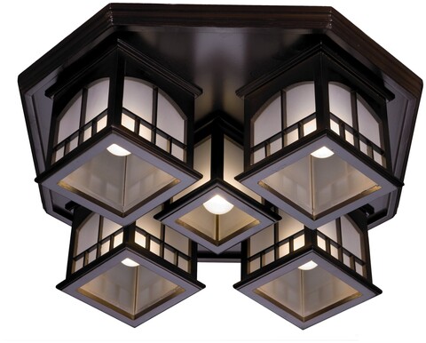 Светильник потолочный Velante Wooden 513-727-05