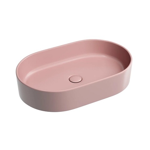 Ceramica Nova CN6048MP Умывальник чаша накладная овальная (цвет Розовый Матовый) Element 608*385*122мм