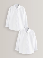 Рубашка школьная для девочки Next 447-949, 2 шт., Белый