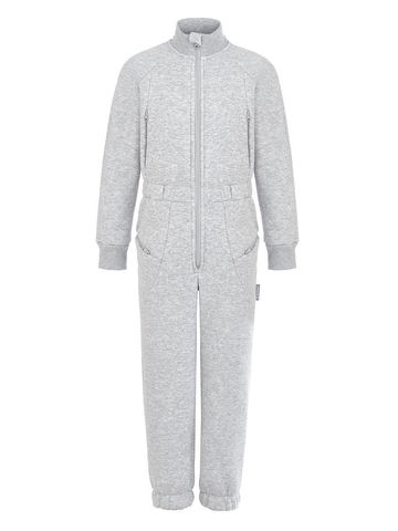 Комбинезон из футера "Серый меланж"
