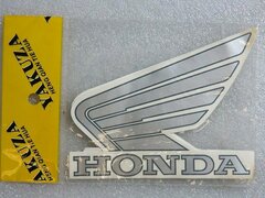 Наклейки на бак Honda крылья серебро