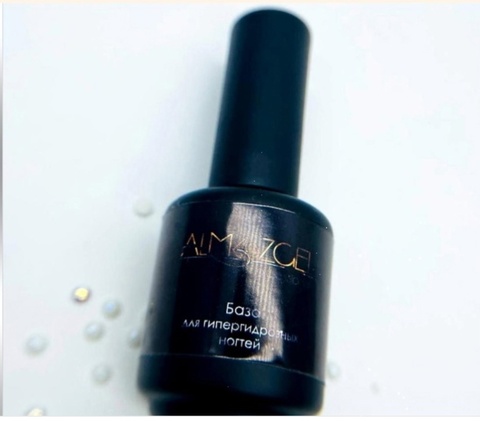 Almazgel База для гипергидрозных ногтей - прозрачная,8 мл
