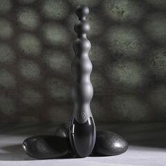 Черный анальный вибростимулятор Backdoor Baton - 24,1 см. - 