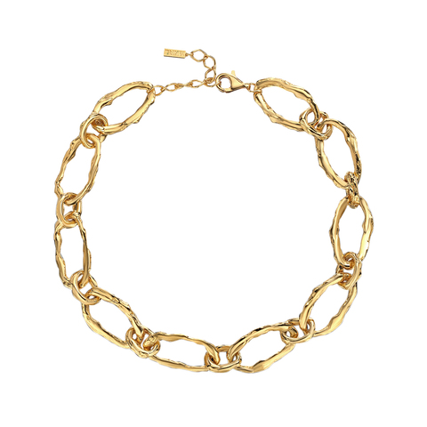 Колье-цепь TERRA позолота