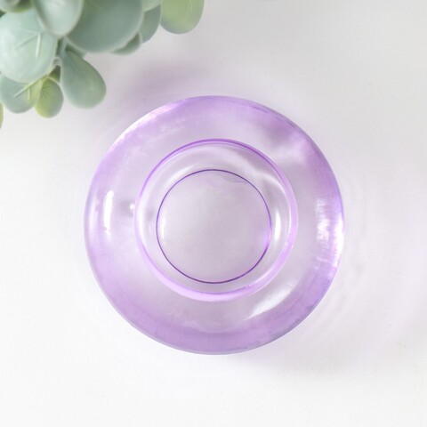 Подсвечник Ljusstake, фиолетовый, стекло