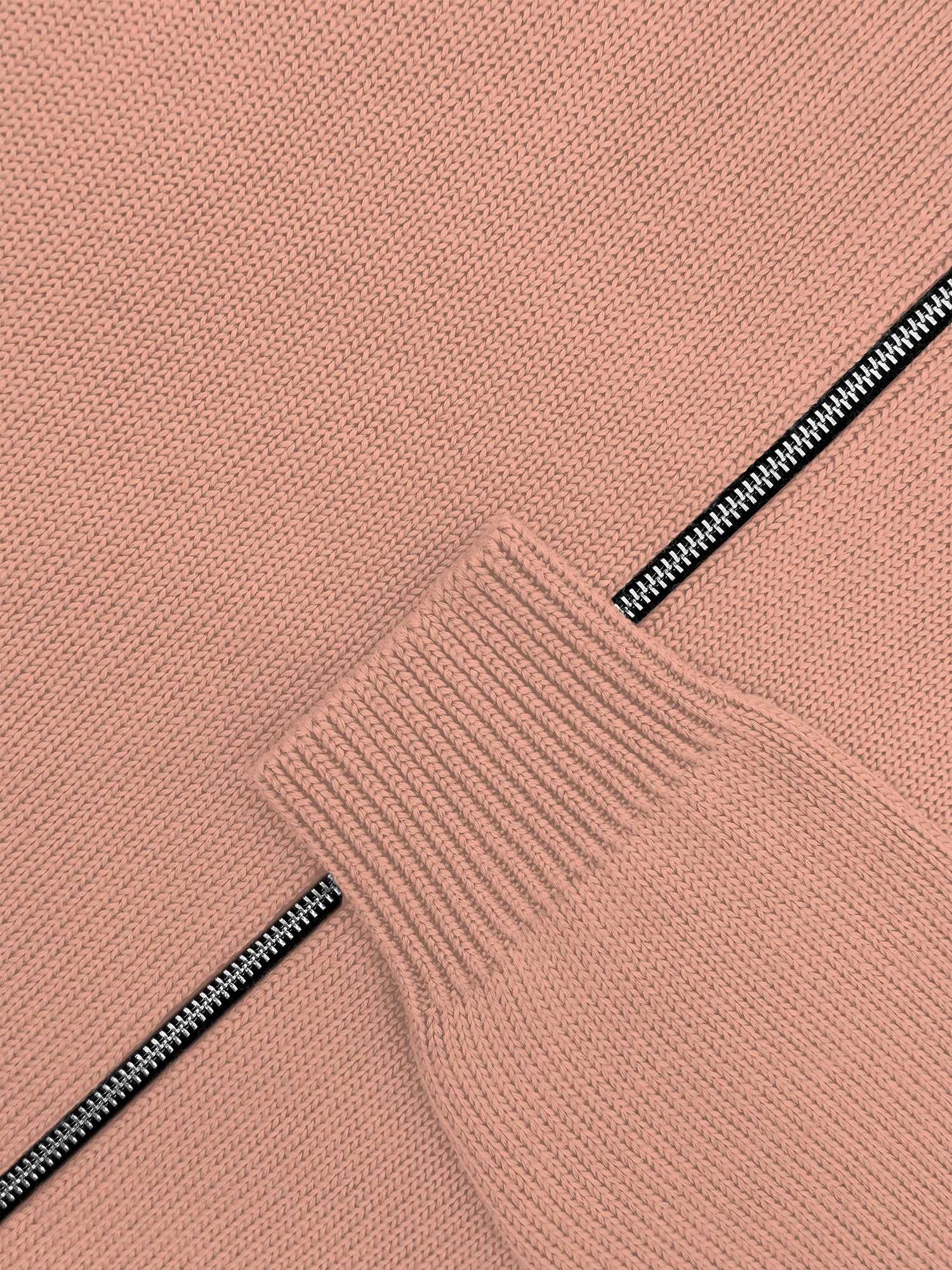 Толстовка на замке из экохлопка