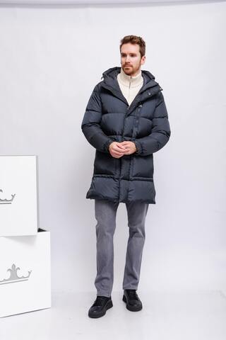 ADD Пуховик удлиненный с матовым сиянием