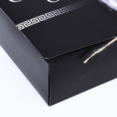 Коробка самосборная одиночная Прямоугольник,  31*24.5*8 см, «Самому сильному», 1 шт.