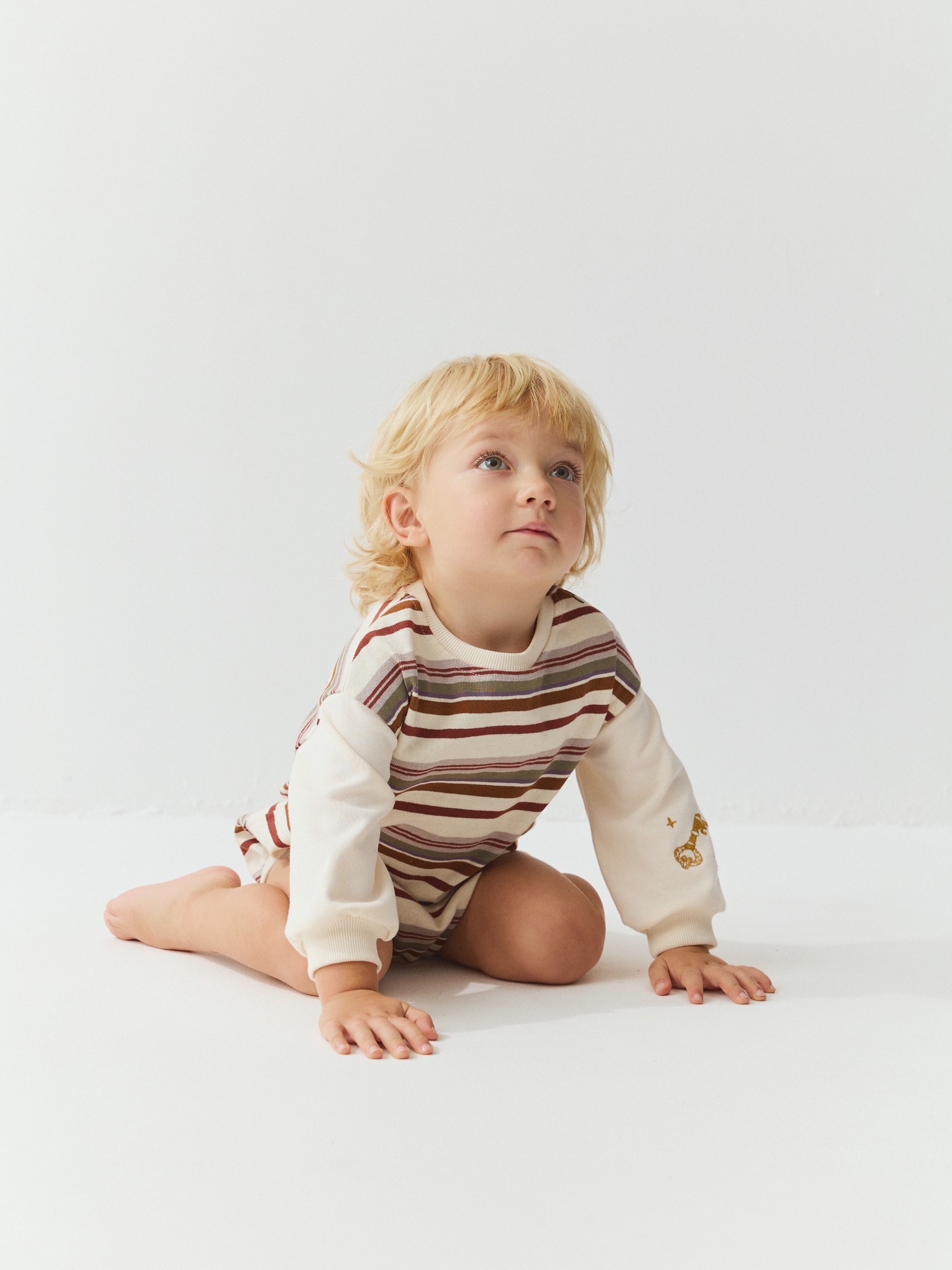 свитшот боди "полоска" 0+  по распродаже