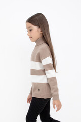 джемпер  для девочки  КВ 30134/ш/бежевый