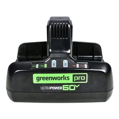 Быстрое зарядное устройство Greenworks 60V 10A G60DC10 на 2 слота