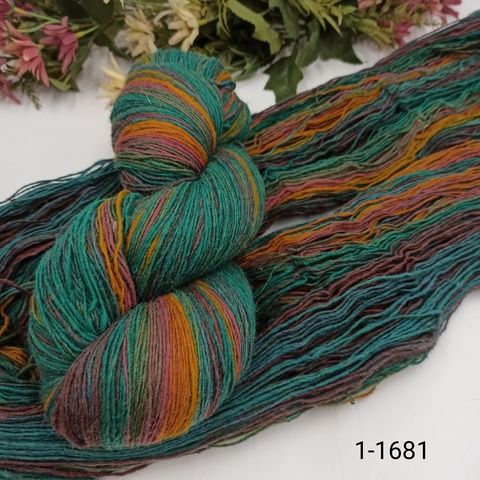 Дундага 6/1 шерсть секционного окрашивания 01-1681 420м/100гр