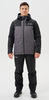 Премиальный теплый зимний костюм Nordski Winter Black/Grey мужской