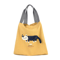 Сумка-шоппер большая с 2 отсеками на кнопке-магните, "MATILDASan", горчичный, 23-6038-1, KUSUGURU