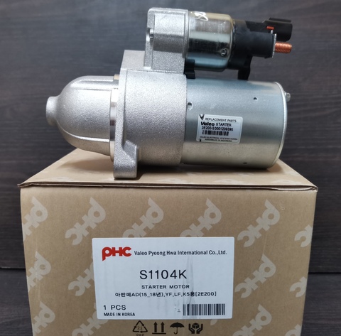 СТАРТЕР CRETA 2,0, ix35, SPORTAGE PHC VALEO ДВИГ NU 361002E200/S1104 1.2kW
