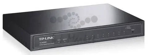 TP-Link SG2008, 8-портовый гигабитный настольный Smart коммутатор, 8 портов RJ45 10/100/100 Мбит/с